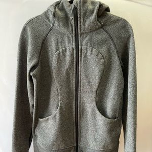 Grey scuba style Lululemon zip up